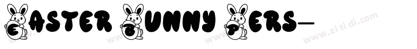 Easter Bunny Pers字体转换 Easter Bunny Pers字体转换